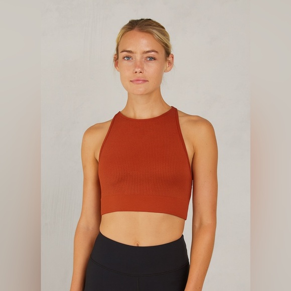 Calia High Neck Sports Crop - Picture 1 of 5